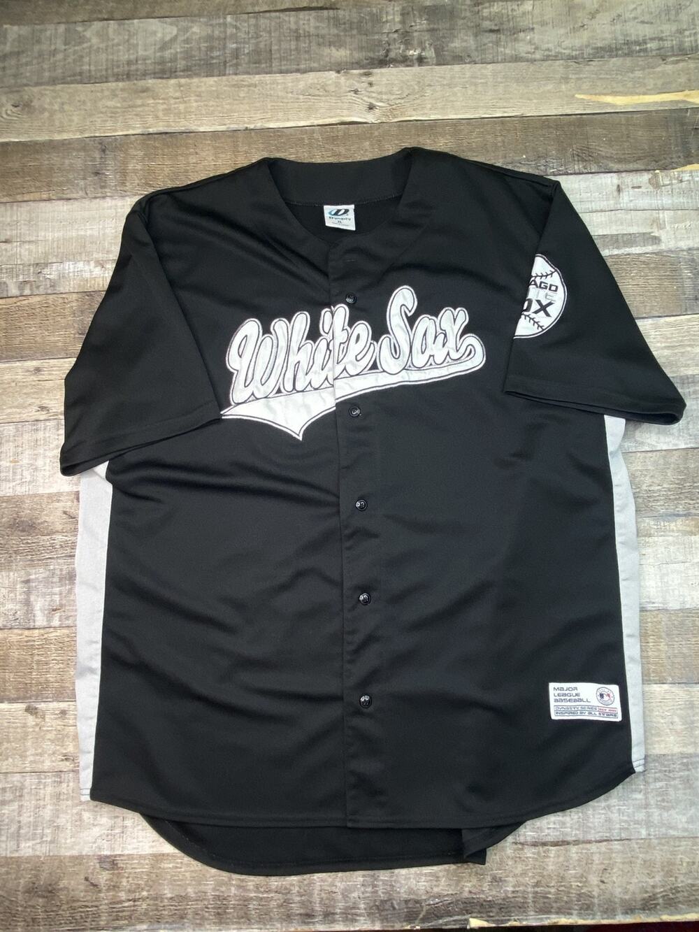 Dynasty Chicago White Sox MLB Baseball Jersey Mens XL Embroidered Black